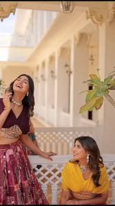PRE ORDER 15 DAYS -SEMISTITCHED LEHANGA CHOLI
