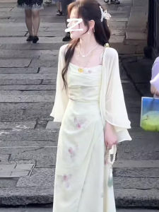 สไตล์จีนใหม่ ทันสมัย ฤดูร้อน ผู้หญิง เสื้อป้องกันแสงแดด ผ้าชีฟอง ระบายอากาศได้ดี แจ๊กเก็ตแบบบาง คาร์ดิเกน Cover Up