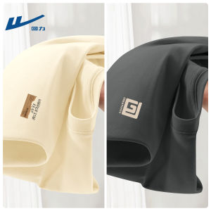 เสื้อยืดแขนยาวผู้ชาย Warrior Pure Cotton ทรงหลวม ทรงหลวม แฟชั่นฤดูใบไม้ร่วง 2025 ใหม่ล่าสุด เสื้อชั้นในชาย ทรงหลวม สไตล์เกาหลี