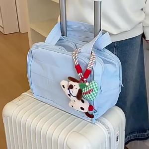 Multi Pockets Cosmetic Bag Female Travel Wash Handbag Bathroom Partition Shower Makeup Pouch Waterproof Toiletries Organizer