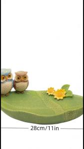 Couple Owl Relying Ornament Owl resin craft with storage function Suitable for Home Decoration Table decoration Its Valentines