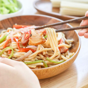 Five Abundant Brand 2kg Pack Hollow Heart Rice Noodles Convenient Fast Food Xinjiang Stir-Fried Rice Flakes Jiangxi Yunnan Rice Noodles