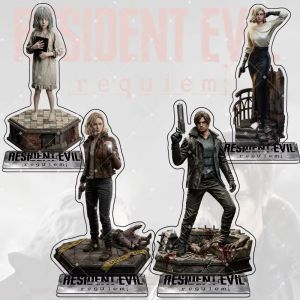 Bandai | For Resident Evil Requiem Leon Scott Kennedy Grace Ashcroft 15cm Acrylic Standee Game Merch Desk Decor Collection Fans Gift