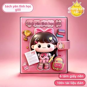 JIEBITU | Sách Từ Tính Giáo Dục Vui Nhộn cho Bé Gái 6 Tuổi Trở Lên