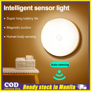 KUCHVZ LED Motion Sensor Night Light Rechargeable Night Lamp Wireless Kitchen Bedroom Closet Light Wall-Mounted Body Induction Lamp for Bedroom Bathroom Toilet Stairs Kitchen Hallway