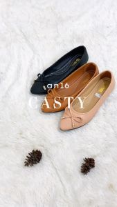 Andas Andis - Sepatu Flatshoes Wanita Flat Shoes Kerja Pita Casty
