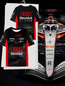 HanWei | Audi F1 Team Supporter Ice Silk Quick-Dry T-Shirt Short Sleeves
