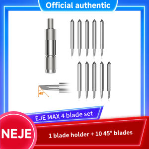 NEJE MAX 4-blade set - 1 box + 10 pieces of 45° blades compatible with laser engraving machines durable and efficient