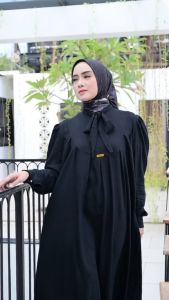 Gaamis Azura Polo Linen / Gamis Tali Ld 110 cm Muslim Nyaman