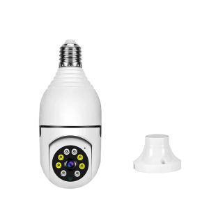 Camera Bóng Đèn Thông Minh WiFi 8MP E27 Trong Nhà Zoom Kỹ Thuật Số 8x Phát Hiện Chuyển Động AI Tầm Nhìn Ban Đêm Màu Sắc Đầy Đủ Giám Sát Nhà Thông Minh Không Dây