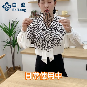 Table Mat PVC Waterproof Oil Resistant Scratch Resistant Heat Resistant Dining Table Mat Pot Mat Bowl Mat