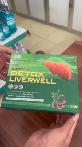 Viên Giải Độc Gan DETOX LIVERWELL hộp 60 viên. Hỗ trợ giải độc gan mát gan thải độc gan bảo vệ gan