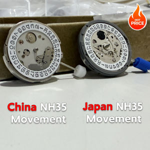 Japan Genuine/China NH35 Movement Can Replace NH35 Movement Date At 3 oclock Calendar High Accuracy Automatic Mechanical NH35A