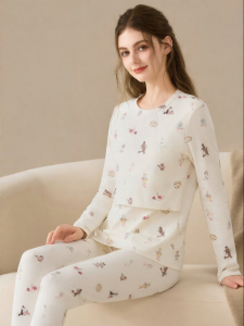 Mom Jane | Pregnancy Nursing Thermal Underwear Autumn Winter Cotton Warm