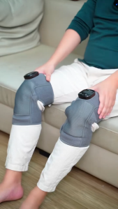 Breo X2 Knee Massager Vibration Rechargeable Graphene Knee Brace 5 Massage Levels 3 Heat Settings LED Touch Control