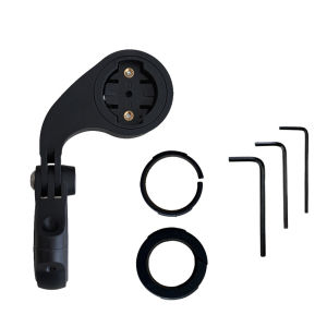 Adjustable Angle Bicycle Computer Holder Extended Handlebar Bracket for Garmin XOSS Magene IGPSPORT Centered View