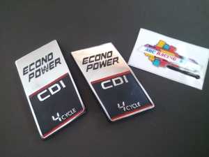 EMBLEM ECONO POWER LEGSHIELD BAWAH HONDA ASTREA PRIMA