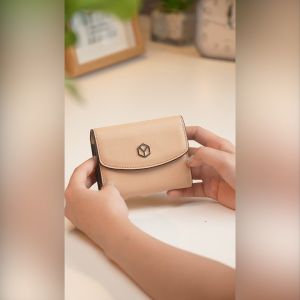 Ví Yuumy (Thời trang nữ đựng thẻ ngăn xếp tiện lợi - Ví da Seasand YV108)