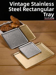 CHUANGGUANJIA | Vintage Snowflake Gray 304 Stainless Steel Commercial Korean BBQ Hot Pot Plates