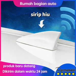 (ada stokdikirim dari jakarta ) Antena sirip hiu mobil shark fin antena mobil sinyal （Putih）（hitam）