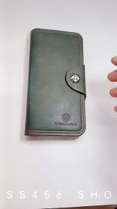 BOMSHISKY กระเป๋าสตางค์ผู้ชาย ใบยาว NAT-012 (หนังสี)