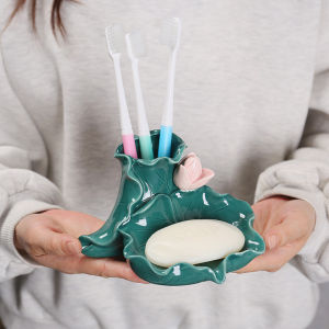 Easy Installation Drainable Lotus Scented Soap Dish