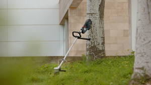 Bosch GRT18V33SOLO Cordless Grass Trimmer 18V 33cm without Battery & Charger | Outdoor & Garden Tools | Potong Rumput