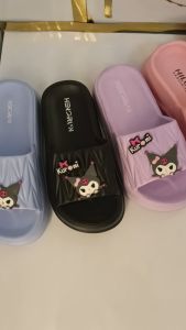 ALKAY Sandal Anak Perempuan Slip On Kuromi Sendal Anak Kekinian Terbaru Sandal Selop Anak Perempuan Jelly Eva Sandal Anak Ringan Nyaman Elastis Tidak Licin