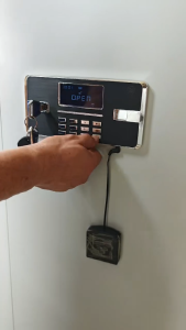 Electronic lock Filing Cabinet (Heavy Duty 2 way Lock System Filing Organizer Office Organizer Document Storage)