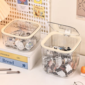 YOUKAMAN | Hộp Đựng Kính áp Tròng Mở Nắp Bằng Nhựa Acrylic Trong Suốt Chống Bụi Đa Năng