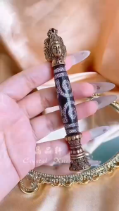 [现货] 七眼天珠观音摆件｜智慧启迪 × 吉祥守护 × 福慧圆满｜Seven-eye Dzi Bead Guanyin Figurine｜Wisdom • Protection • Blessings