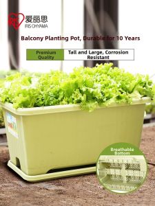 I.R.I.S | Balcony Vegetables Growing Basin Large Rectangular Thickened