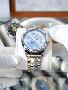 BINBOND B2521 นาฬิกา นาฬิกาข้อมือควอตซ์แฟชั่น สายแสตนเลส เรืองแสง กันน้ํา สําหรับผู้ชาย