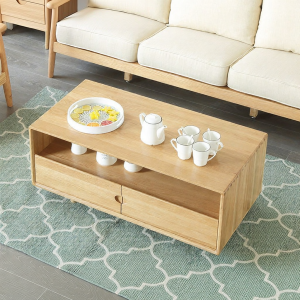 YUANSHI YUANSU | Solid Wood Oak Coffee Table