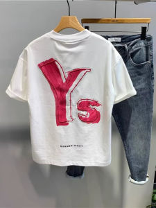 Áo Thun Nam Tay Ngắn Mùa Hè Mới in Chữ Màu Tròn Cổ Đơn Giản Thiết Kế Tay Lửng Cotton Thường Ngày Thời Trang