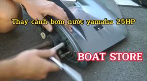 Cánh bơm nước Cano Yamaha 20-25Hp 2 thì-YMM GENUINE IMPELLER FOR YAMAHA 2-STROKE 20-25HP- Mã số 6L2-44352-BOAT STORE