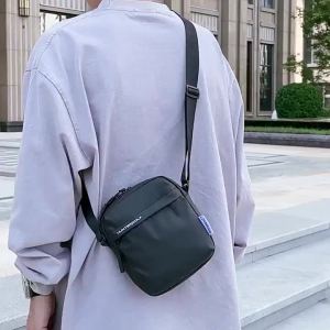 Túi Đeo Chéo Nhỏ Gọn Nam Thời Trang Chất Liệu Da PU Túi Đựng Điện Thoại Túi Đeo Vai Nhỏ Túi Đeo Bên Hông Dành Cho Công Việc Có Ngăn Bên Trong