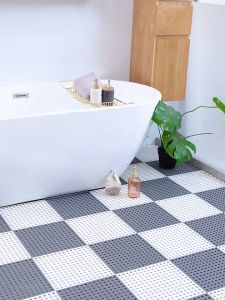 แผ่นรองกันลื่นขนาด มี 6 สีให้เลือก 30x30 cm (1แผ่น) แผ่นกั้นลื่น แผ่นปูพื้น ในห้องครัว ห้องน้ำ แผ่นยางกันลื่น แผ่นยางปูพื้น