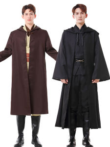 Star Wars Jedi Robe Cape คอสเพลย์เครื่องแต่งกายฮาโลวีนประสิทธิภาพเหมาะสําหรับ 14 ปีขึ้นไปจากยุโรปและอเมริกา