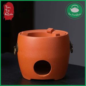 Bếp đun gốm đỏ Triều Châu lõi rời đun trà nước pha trà (Có thể lắp lõi điện)