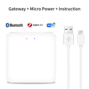 Tuya Multi Mode ZigBee Bluetooth Gateway Hub Wireless Smart Home App Remote Controller Bridge Voice Control Alexa Google Home