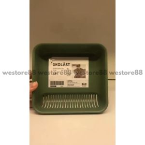 Wadah Saringan sisa makanan peniris saringan serbaguna kaki karet sintesis WEO IK1015