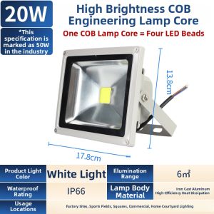 SUIYI | Waterproof Powerful Flood Light