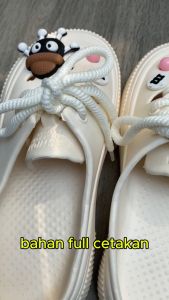 Sandal Wanita Trendy Kekinian Terbaru Ringan Lucu Anti Air Tidak Licin