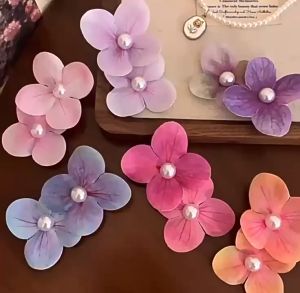 🔥IVY Beach photo holiday style Phalaenopsis flower hairpin side bangs clip atmospheric photo duckbill clip super fairy headdress