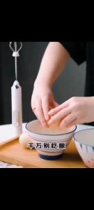 ฟองนมที่ตีฟองนม รุ่นที่ตีฟองนม 3ระดับ สองหัวกวน แถมชาร์จUSB