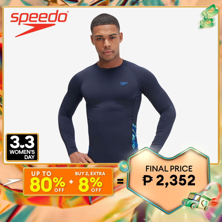 Speedo Men's Swimwear - Water Sport Swim Legging - Black - 8-14019H593