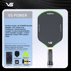 Vispinvo | Carbon Fiber Thermopress Offensive Racket