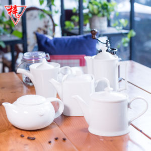 Tangshan Origin Bone China Hotel Household Fashion Type Coffee Set Teapot Kettle Large Capacity Boiled Mocha Coffee Pot
