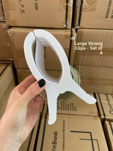 Large Windproof Clothesline Clamp for Home Balcony
